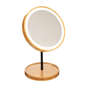 Bamboe make-up spiegel met LED licht Five®