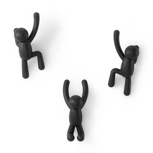 Umbra Buddy wandhaken zwart Umbra