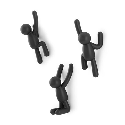 Umbra Buddy wandhaken zwart Umbra