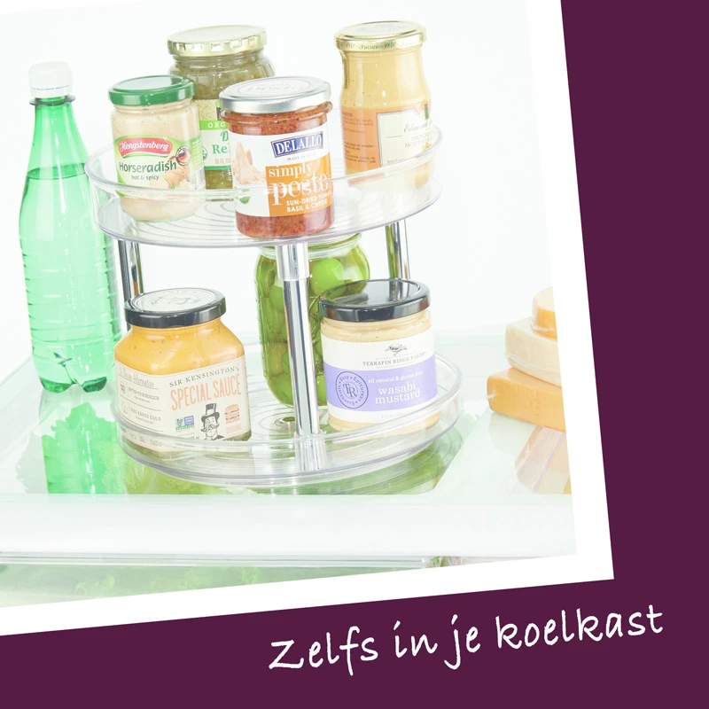 lazy susan in de koelkast