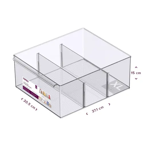 So Clever So Clever Opbergbakje 37 diep X-Large Classic Clear