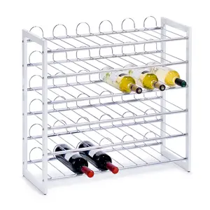 Zeller Present Wijnrek verchroomd metaal Zeller Present Wijnrek verchroomd metaal Zeller Present