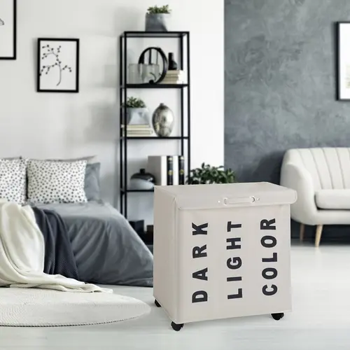 Wenko Verrijdbare wasmand 3 vakken Wenko