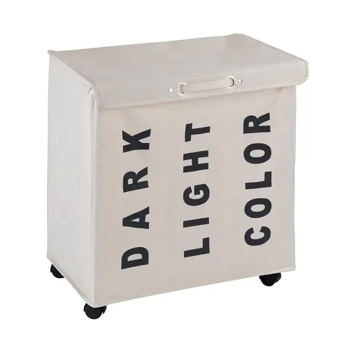 Wenko Verrijdbare wasmand 3 vakken Wenko