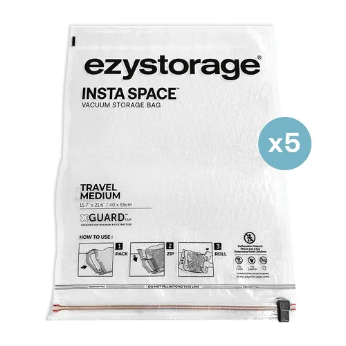 Ezystorage Oprolbare vacuümzak 5x medium Ezystorage