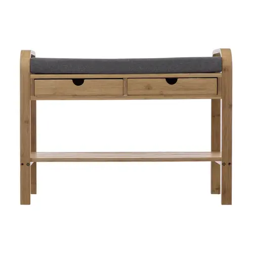 Five® Bamboe schoenenbank met kussen Five® Five® Bamboe schoenenbank met kussen Five®