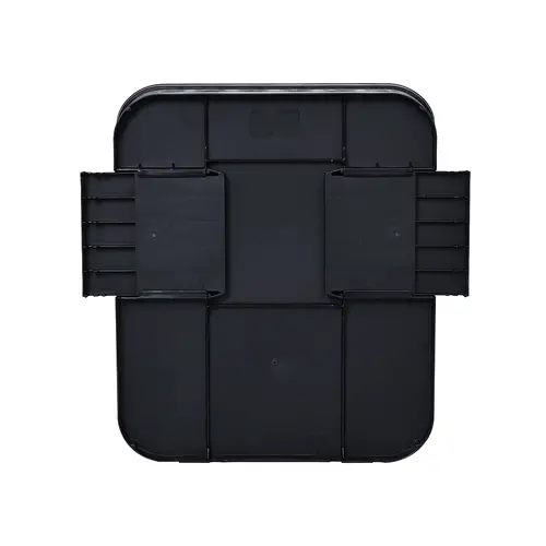 Ezystorage Kunststof zwarte mand 14 liter open voorzijde Ezystorage