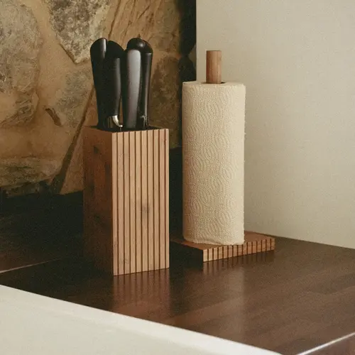 Wenko Bamboe keukenrolhouder Wenko