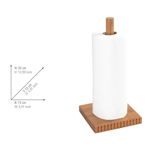 Wenko Bamboe keukenrolhouder Wenko