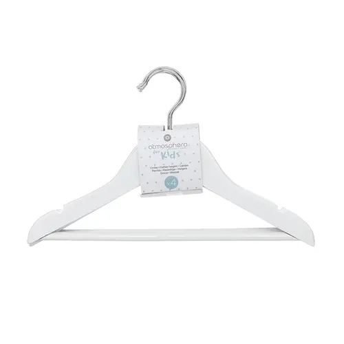 Atmosphera Houten kinderkledinghangers 4 stuks Atmosphera