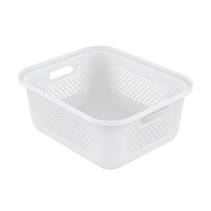 Ezystorage Witte kunststof mand 13.9 liter Ezystorage Witte kunststof mand 13.9 liter Ezystorage