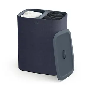 Zwarte wasmand 2x 45 liter Joseph Joseph