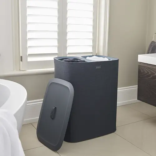 Joseph Joseph Zwarte wasmand 2x 45 liter Joseph Joseph