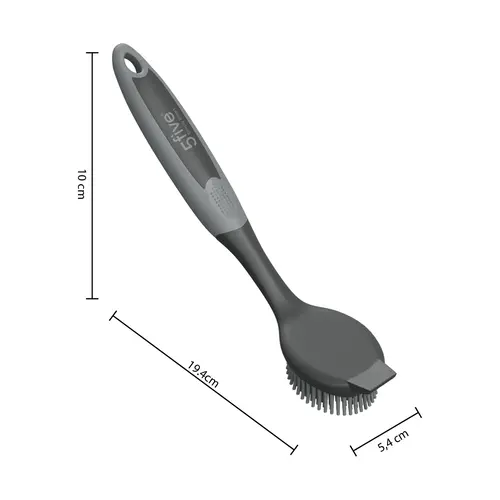 Five® Rubberen afwasborstel met schraper Five®