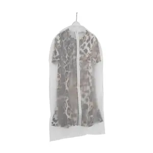 Kledinghoes 'milky' transparant wit medium Compactor