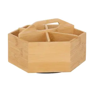 Draaiplateau theezakjeshouder bamboe Five®