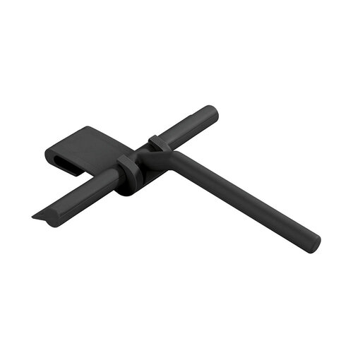 Wenko Zwarte douchetrekker ophangbaar large Wenko