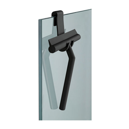 Wenko Zwarte douchetrekker ophangbaar large Wenko