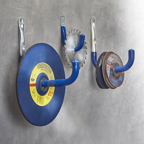 Mottez Muurhaak opberghaak geplastificeerd 15.5 cm Mottez