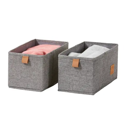 Store It Lade mandje grijs kledingkast 2x medium Store It