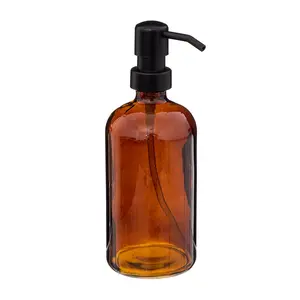 Five® Bruin glazen zeepppompje 450 ml Five® Bruin glazen zeepppompje 450 ml Five®