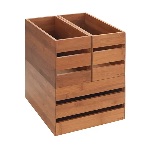 Wenko Stapelbaar bamboe kistje medium Wenko