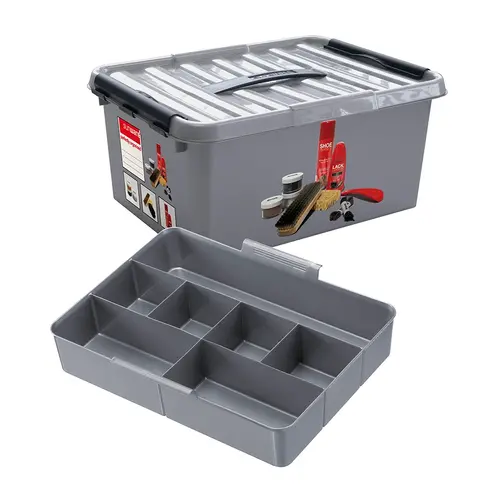 Sunware Schoenpoetsdoos met inzetbak 15 liter Sunware