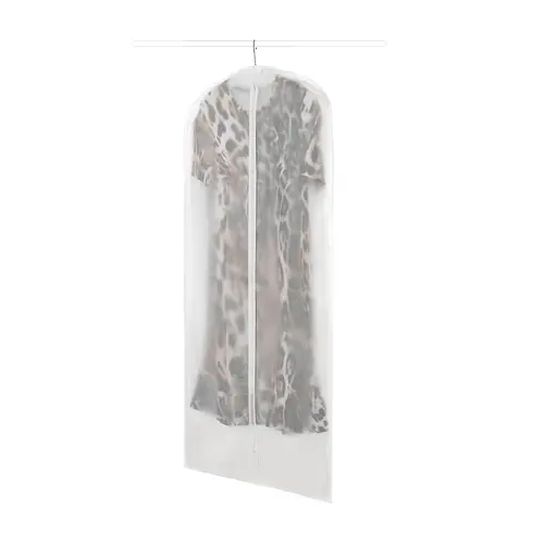 Compactor Kledinghoes 'milky' transparant wit large Compactor