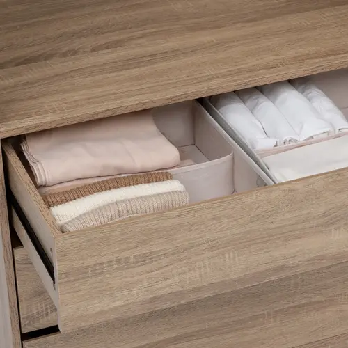 Five® Lademandje kledingkast organizer 2-vaks Five® - Dressy+