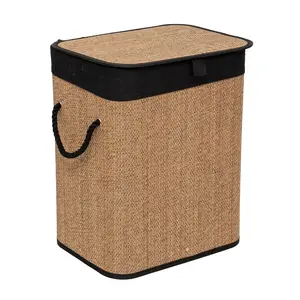 Bamboe wasmand met deksel 60 liter Five®