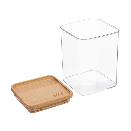 Five® Luchtdichte voorraadbus 1.0 liter bamboe deksel Five®
