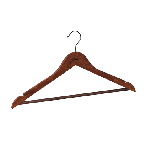 Five® Kledinghanger industriëel hout 2 stuks Five®
