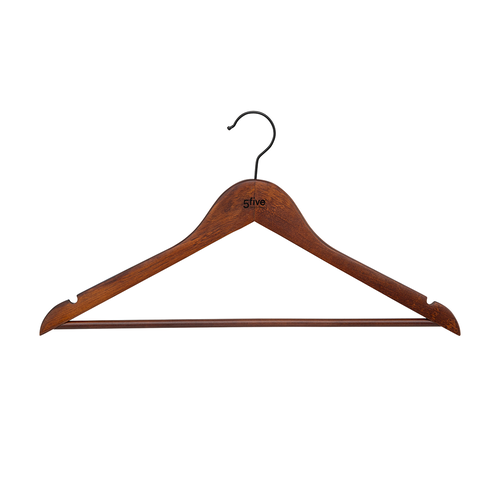 Five® Kledinghanger industriëel hout 2 stuks Five®