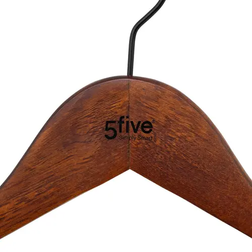 Five® Kledinghanger industriëel hout 2 stuks Five®