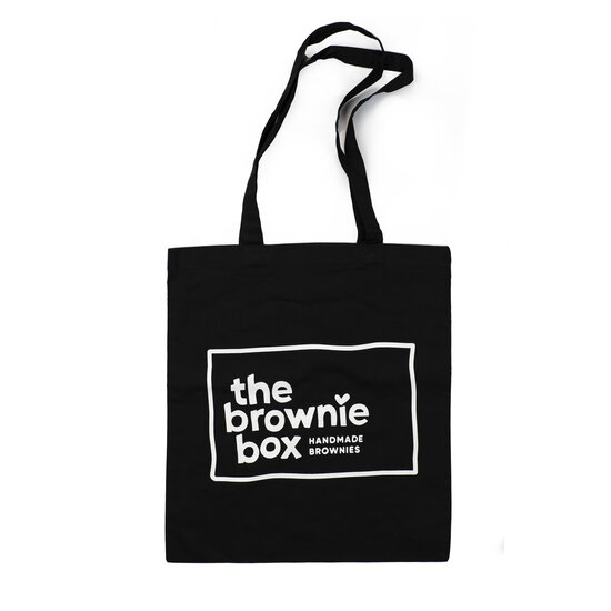 Zwarte Tote Bag The Brownie Box