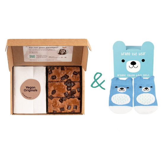 Oh Baby | Vegan Brownies | Bruno the bear babysokjes