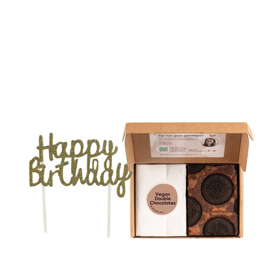 Happy Birthday | Vegan Brownies | Taarttopper