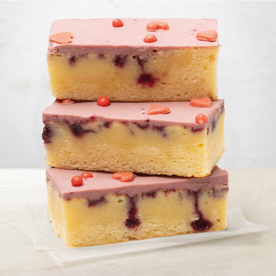 Raspberry Blondies