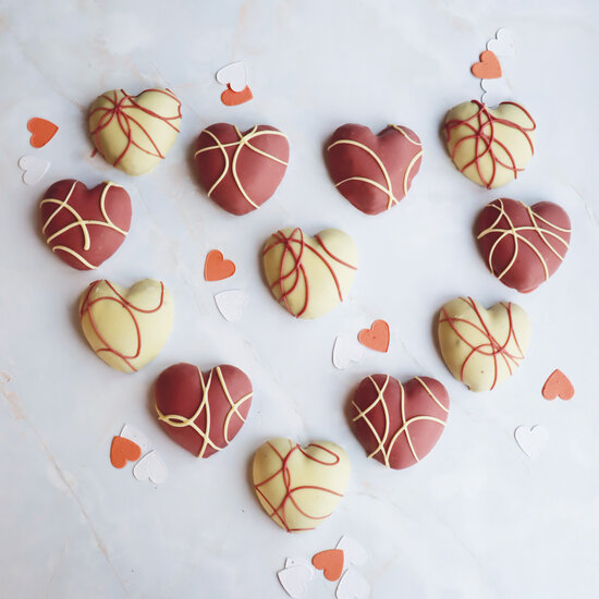 Ruby Brownie Hearts