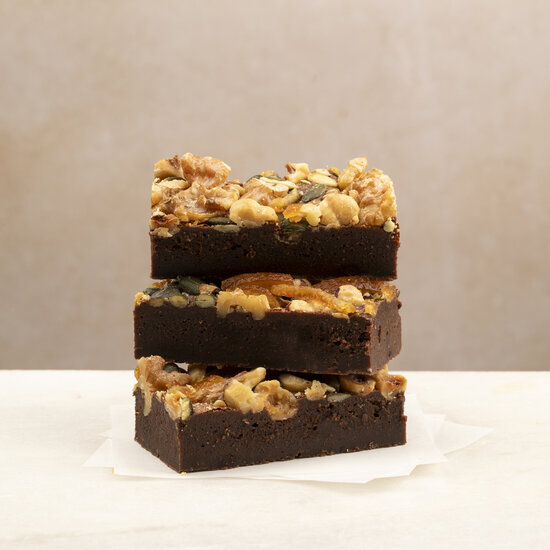 Premium: Citrus Granola Brownies | Vegan