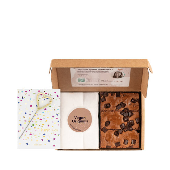 Thank You Star! | Vegan Brownies | Wondercard Thank You