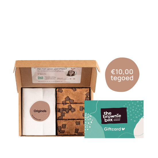 Brownies en 10 euro Giftcard | Brownies | 10 euro Giftcard
