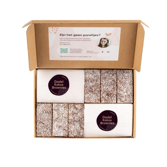 Premium: Dadel Kokos Brownies