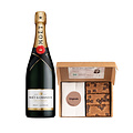 Voordeelcadeau: Moët & Chandon Brut 75cl & Brownies