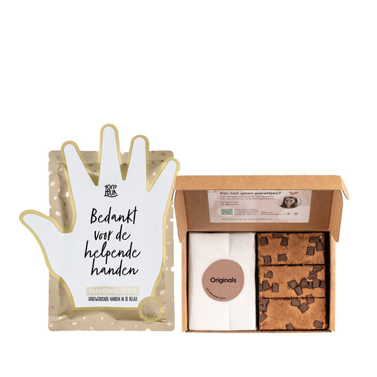 Bedankt voor jouw hulp! | Brownies | Handmasker
