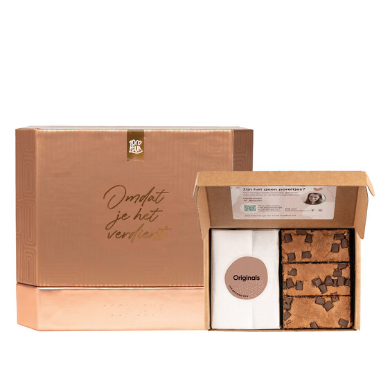 Voordeelcadeau: Omdat je het verdient verwenpakket | Brownies | Verwenpakket