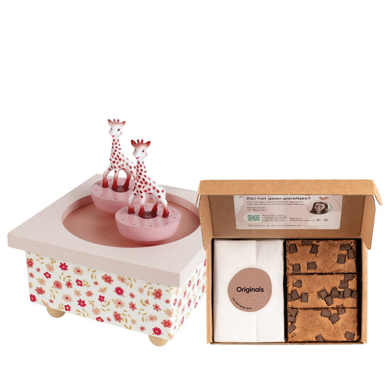 Voordeelcadeau: Sophie de Giraf muziekdoos & Brownies | Brownies | Muziekdoos Sophie de Giraf