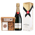 Voordeelcadeau: Moët & Chandon Brut 75cl & Brownies