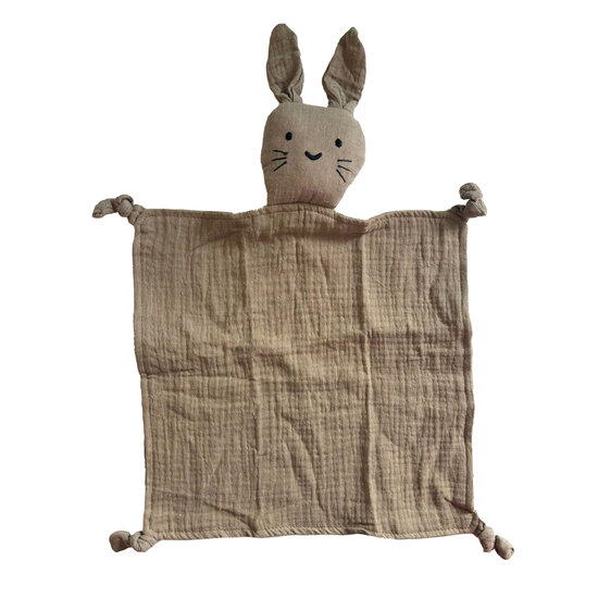 Hydrofiele knuffel konijn Zand