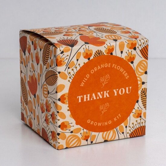 Voordeelcadeau: 'Thank you' growing kit  & Brownies